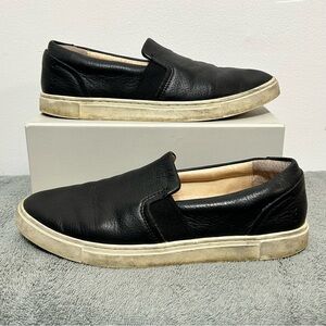 Frye Leather Ivy Slip On Shoes Womens Size 9 Black
